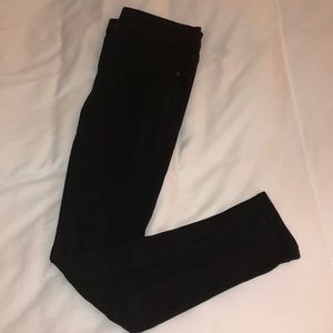 Black Faux Suede Pants - AQUA Size 26
